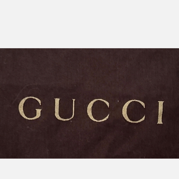 Gucci Brown Fabric Drawstring Bag - Picture 4 of 8